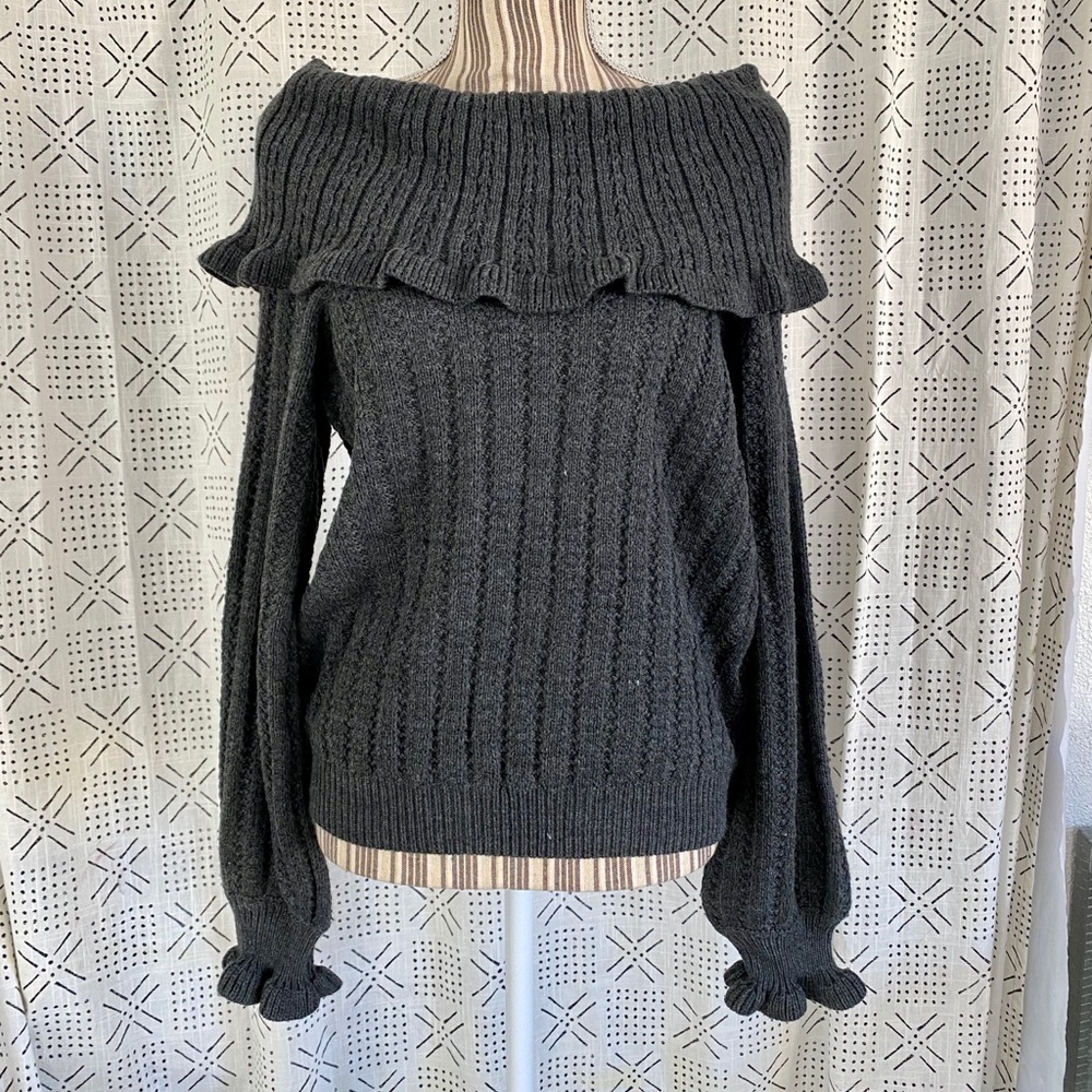 Off Shoulder Sweater